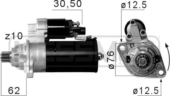 ERA 220661A - Starter autospares.lv