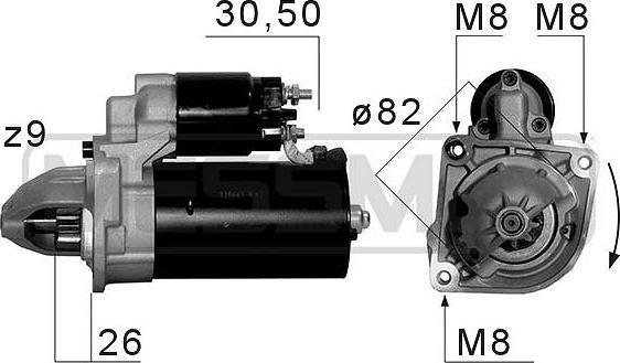 ERA 220663 - Starter autospares.lv