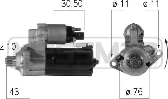 ERA 220606A - Starter autospares.lv