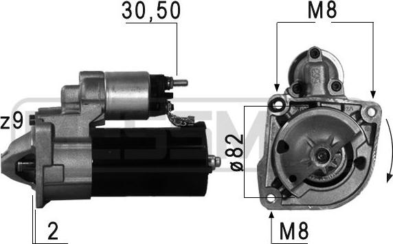 ERA 220610 - Starter autospares.lv