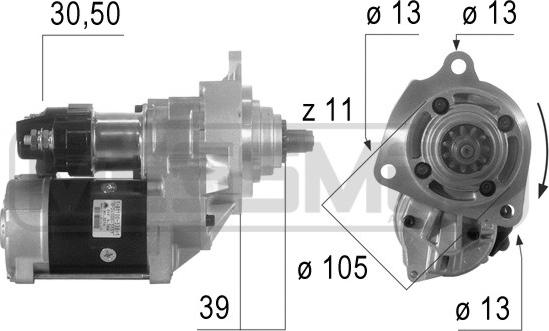 ERA 220633 - Starter autospares.lv