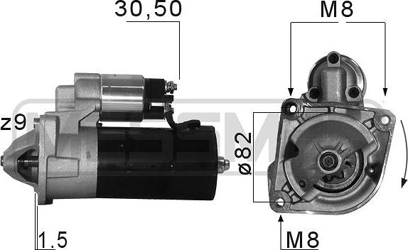 ERA 220679 - Starter autospares.lv