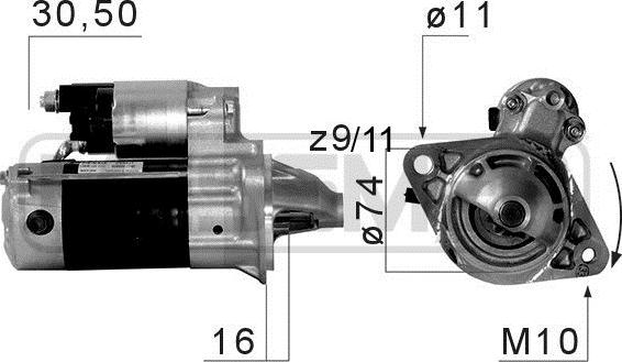 ERA 220675A - Starter autospares.lv