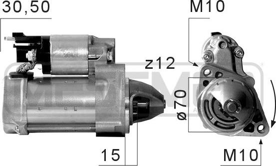 ERA 220670 - Starter autospares.lv