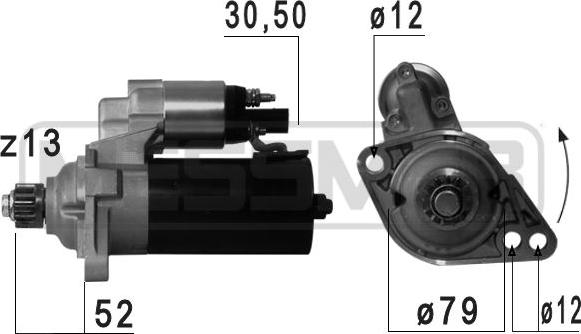 ERA 220673 - Starter autospares.lv