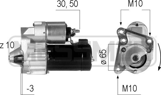 ERA 220045A - Starter autospares.lv