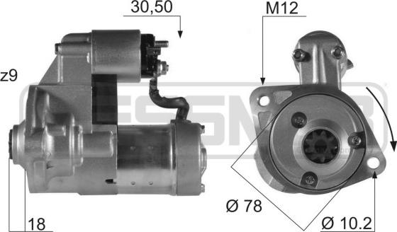 ERA 220048 - Starter autospares.lv