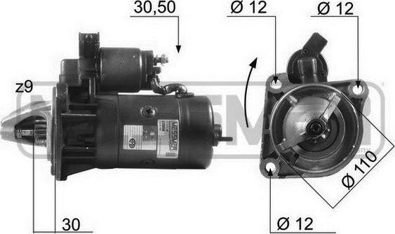 ERA 220050A - Starter autospares.lv