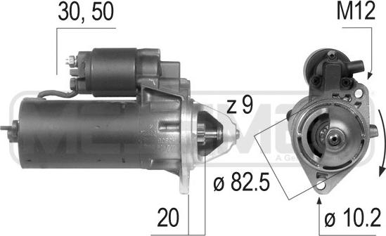 ERA 220052A - Starter autospares.lv