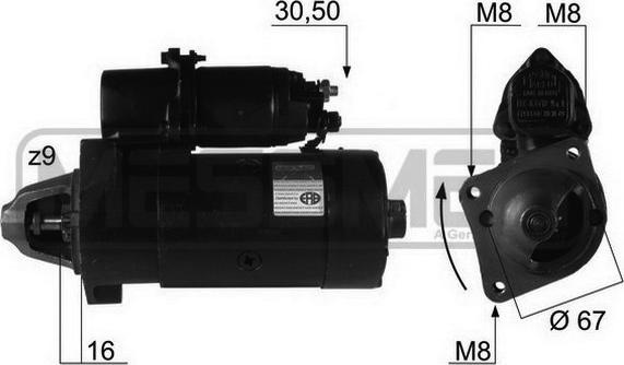 ERA 220065R - Starter autospares.lv