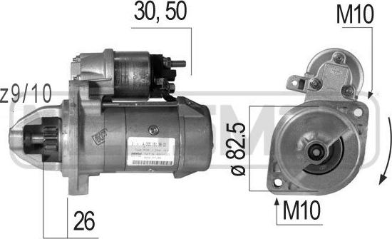 ERA 220060 - Starter autospares.lv