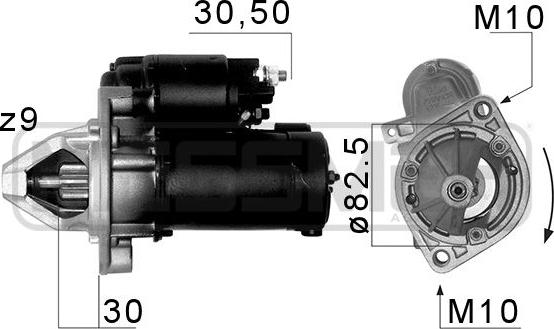 ERA 220062 - Starter autospares.lv