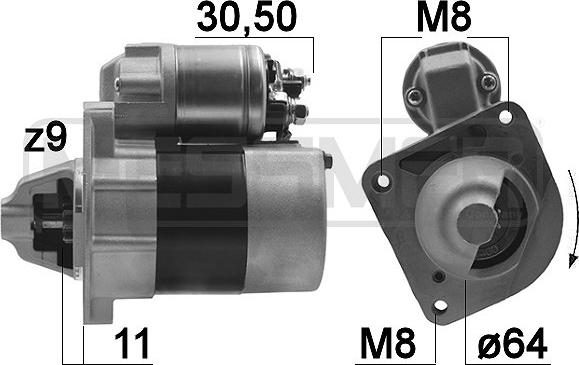 ERA 220018 - Starter autospares.lv