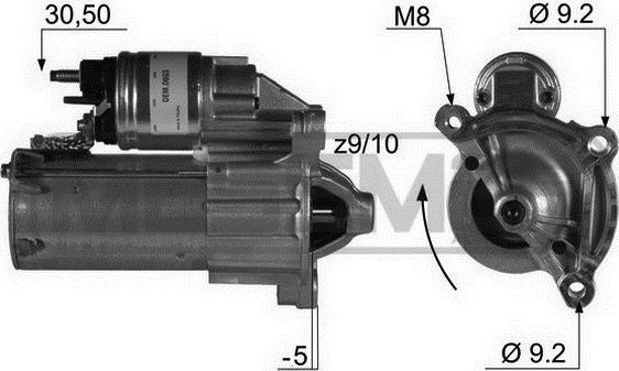 ERA 220012A - Starter autospares.lv