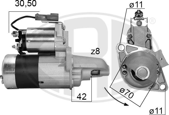 ERA 220088A - Starter autospares.lv