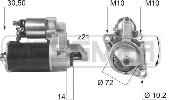 ERA 220034A - Starter autospares.lv