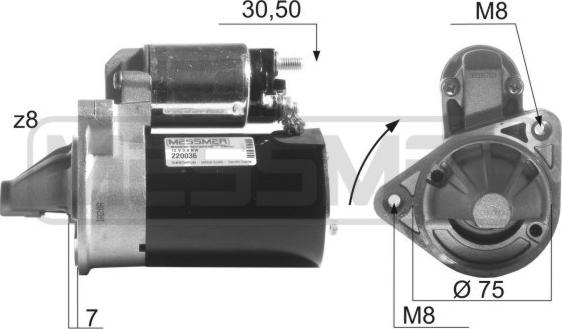 ERA 220036 - Starter autospares.lv