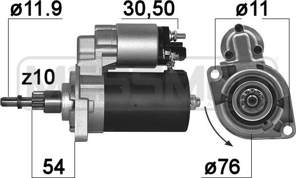 ERA 220030A - Starter autospares.lv