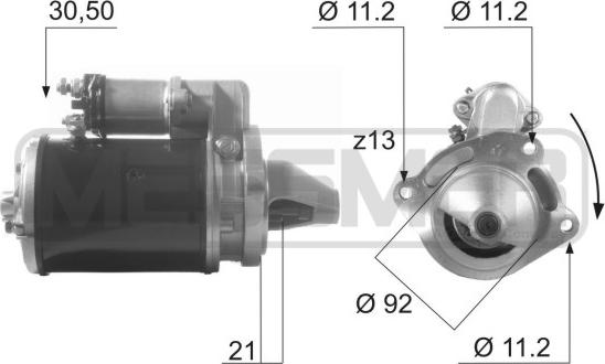 ERA 220020A - Starter autospares.lv