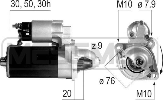 ERA 220147 - Starter autospares.lv