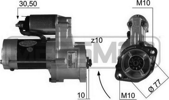 ERA 220159A - Starter autospares.lv