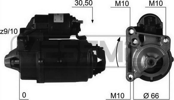 ERA 220150R - Starter autospares.lv