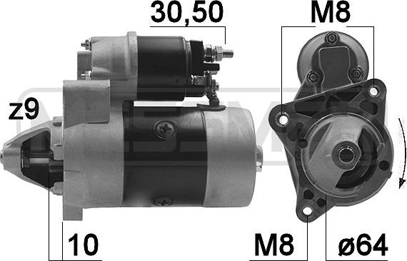 ERA 220166 - Starter autospares.lv