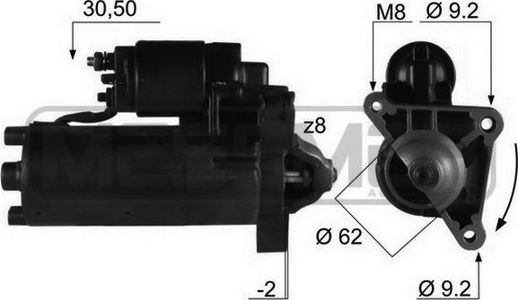 ERA 220108A - Starter autospares.lv