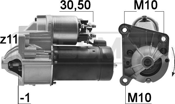 ERA 220184 - Starter autospares.lv