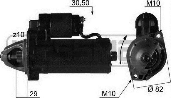 ERA 220134 - Starter autospares.lv