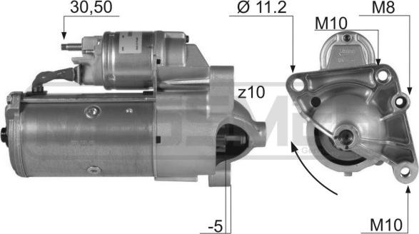 ERA 220136A - Starter autospares.lv