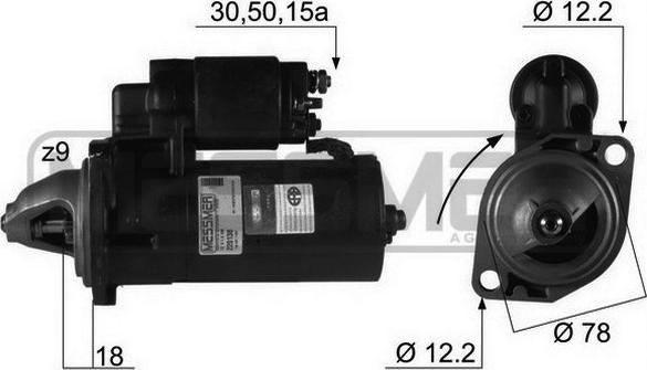 ERA 220138R - Starter autospares.lv