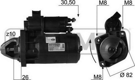 ERA 220121R - Starter autospares.lv