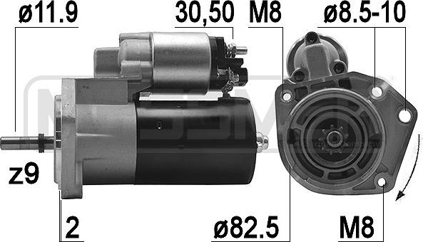 ERA 220128A - Starter autospares.lv