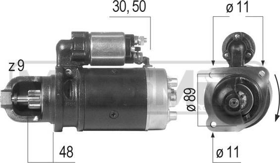 ERA 220176R - Starter autospares.lv