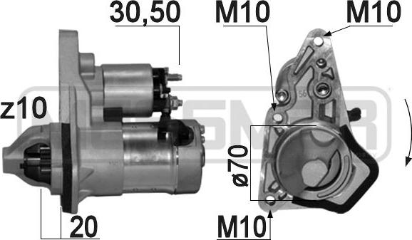 ERA 220846A - Starter autospares.lv