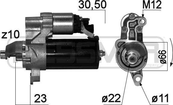 ERA 220848A - Starter autospares.lv