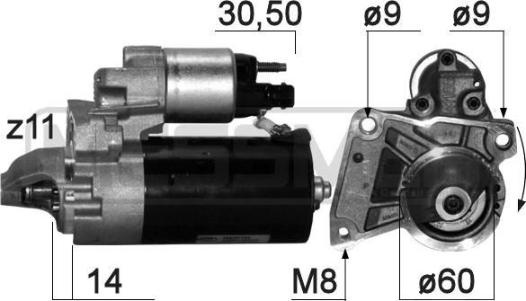 ERA 220873 - Starter autospares.lv