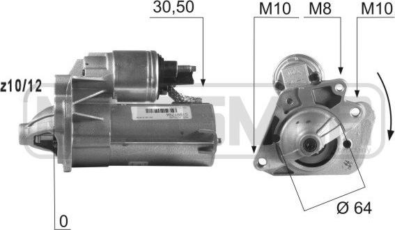 ERA 220396 - Starter autospares.lv