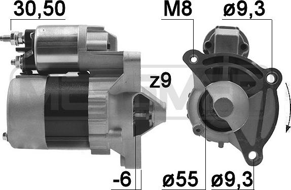 ERA 220392 - Starter autospares.lv