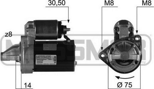 ERA 220348 - Starter autospares.lv