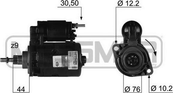 ERA 220356R - Starter autospares.lv