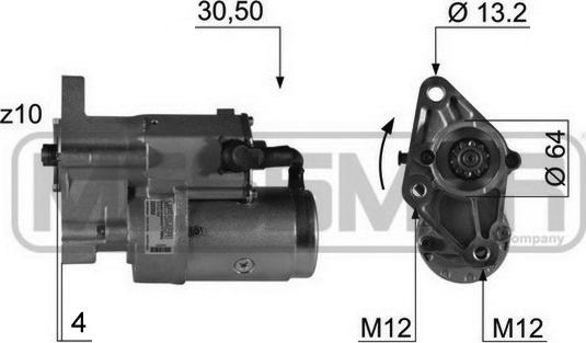 ERA 220352 - Starter autospares.lv