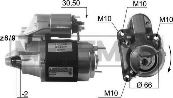 ERA 220389A - Starter autospares.lv