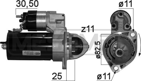 ERA 220333 - Starter autospares.lv