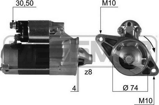 ERA 220209A - Starter autospares.lv