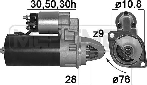 ERA 220201A - Starter autospares.lv