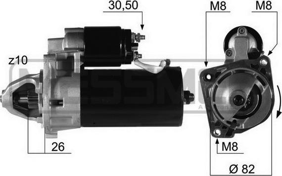 ERA 220216A - Starter autospares.lv