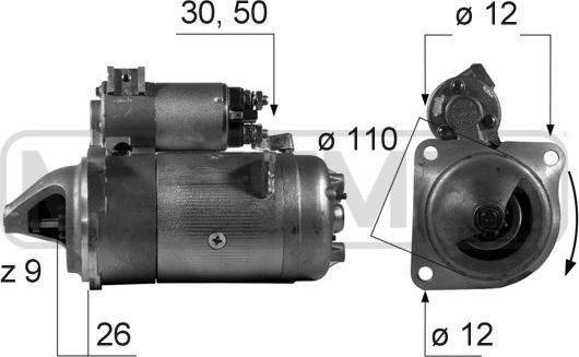 ERA 220282 - Starter autospares.lv