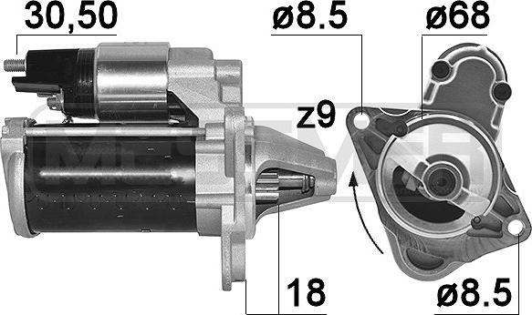 ERA 220226 - Starter autospares.lv